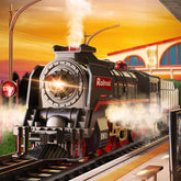 Retro Steam Simulation Electric Small Train